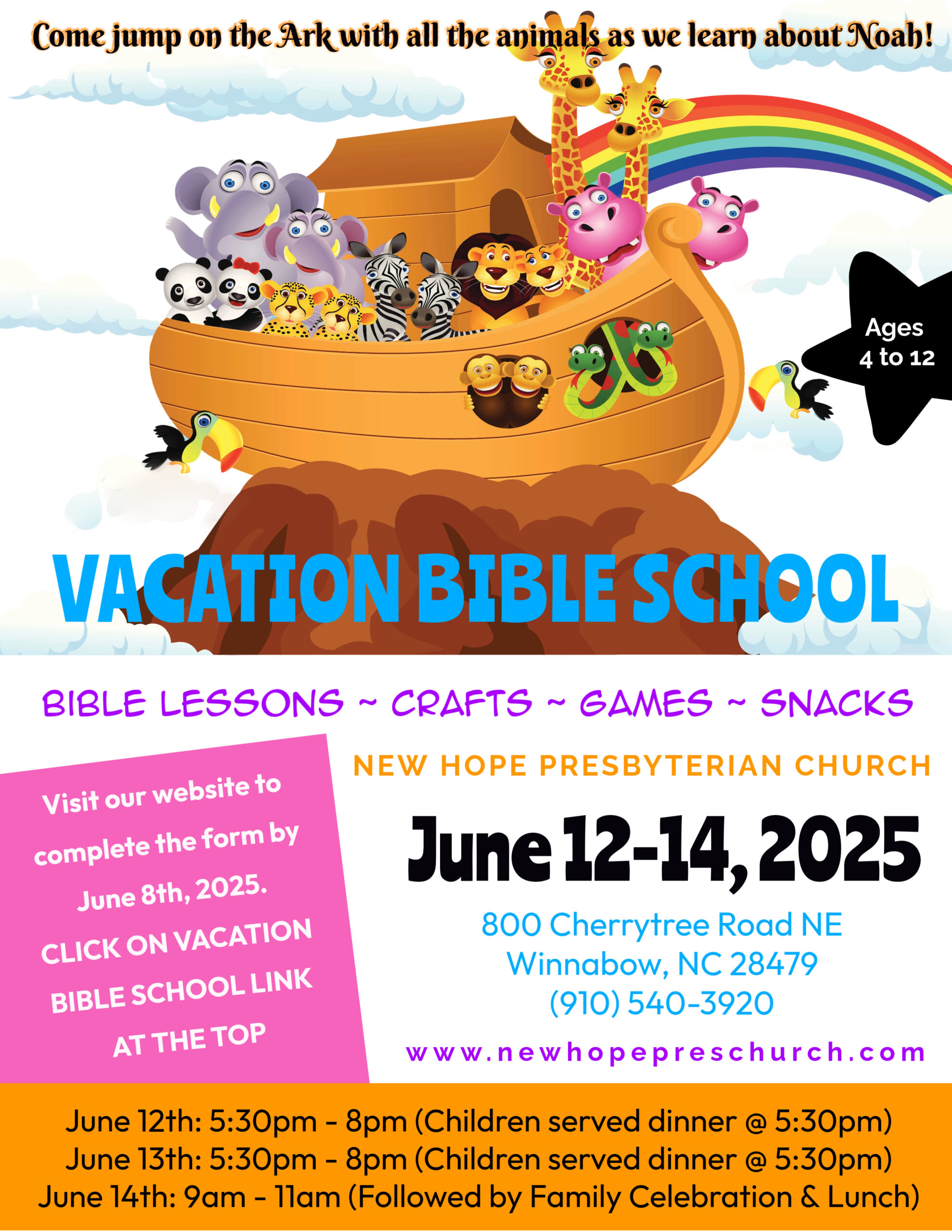 Vacation Bible School 2025
